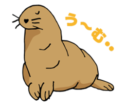BAOchan of northern sea lion sticker #1423349