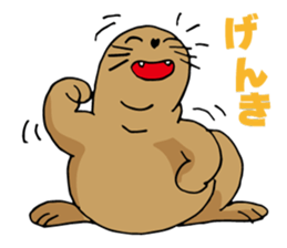 BAOchan of northern sea lion sticker #1423350