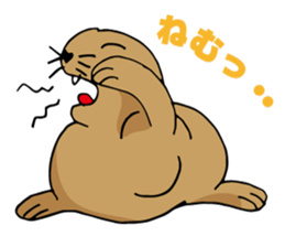 BAOchan of northern sea lion sticker #1423353