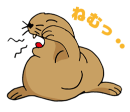 BAOchan of northern sea lion sticker #1423353
