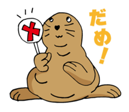 BAOchan of northern sea lion sticker #1423357
