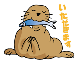BAOchan of northern sea lion sticker #1423362