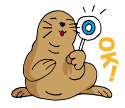 BAOchan of northern sea lion sticker #1423363