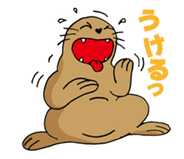 BAOchan of northern sea lion sticker #1423365