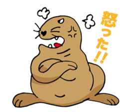 BAOchan of northern sea lion sticker #1423368