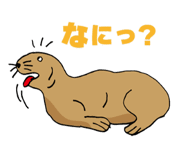 BAOchan of northern sea lion sticker #1423369