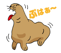 BAOchan of northern sea lion sticker #1423370