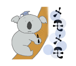 Koala a good listener sticker #1423565