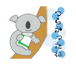 Koala a good listener sticker #1423566