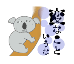 Koala a good listener sticker #1423571