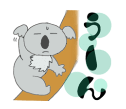 Koala a good listener sticker #1423576