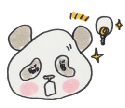 pan pan panda sticker #1424099