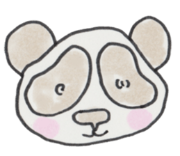 pan pan panda sticker #1424123