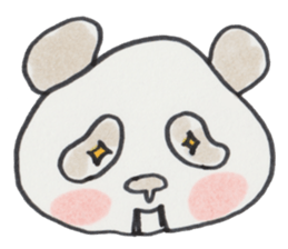 pan pan panda sticker #1424130