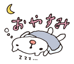 LAZY BEAR - KUMADARAKE sticker #1424420