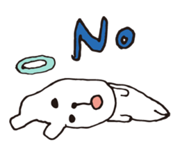 LAZY BEAR - KUMADARAKE sticker #1424456