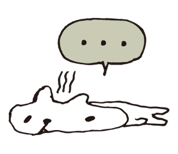 LAZY BEAR - KUMADARAKE sticker #1424457