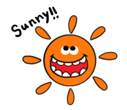 Blue bean sticker #1424586