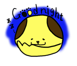 Blue bean sticker #1424613