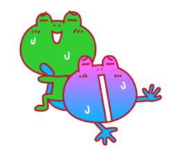 Cute fun character &HAPPY LIFE sticker #1424628