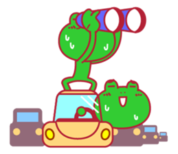 Cute fun character &HAPPY LIFE sticker #1424629