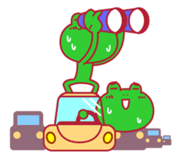 Cute fun character &HAPPY LIFE sticker #1424629