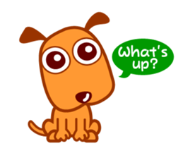 Cute fun character &HAPPY LIFE sticker #1424631