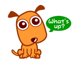 Cute fun character &HAPPY LIFE sticker #1424631