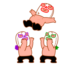 Cute fun character &HAPPY LIFE sticker #1424633