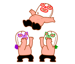 Cute fun character &HAPPY LIFE sticker #1424633