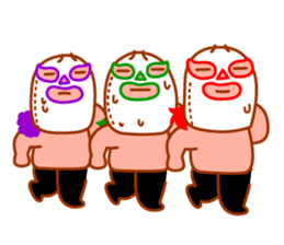 Cute fun character &HAPPY LIFE sticker #1424637