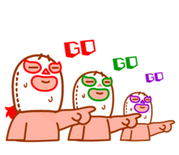 Cute fun character &HAPPY LIFE sticker #1424640