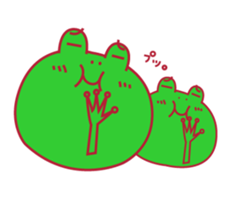 Cute fun character &HAPPY LIFE sticker #1424644