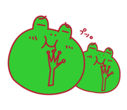 Cute fun character &HAPPY LIFE sticker #1424644