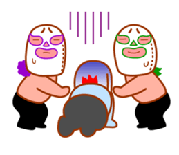 Cute fun character &HAPPY LIFE sticker #1424649