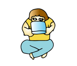 Wearing beard Miku sticker #1425130