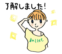 Ballet etoile sticker #1425868