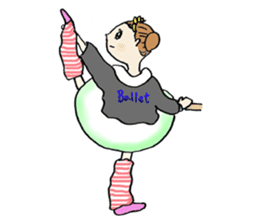 Ballet etoile sticker #1425870