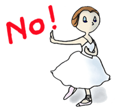 Ballet etoile sticker #1425881