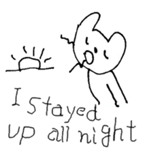 The interlude of the cat named RIN V7/EV sticker #1427422