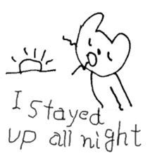 The interlude of the cat named RIN V7/EV sticker #1427422