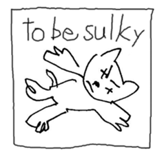 The interlude of the cat named RIN V7/EV sticker #1427431