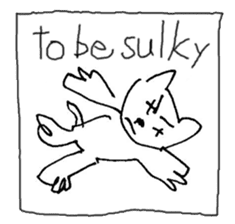 The interlude of the cat named RIN V7/EV sticker #1427431