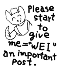 The interlude of the cat named RIN V7/EV sticker #1427434