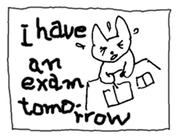 The interlude of the cat named RIN V7/EV sticker #1427436