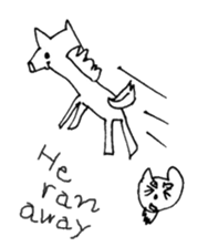 The interlude of the cat named RIN V7/EV sticker #1427438