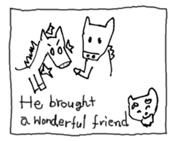 The interlude of the cat named RIN V7/EV sticker #1427439