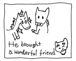 The interlude of the cat named RIN V7/EV sticker #1427439