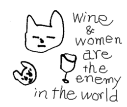 The interlude of the cat named RIN V7/EV sticker #1427446