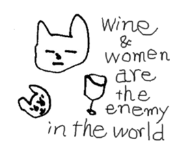 The interlude of the cat named RIN V7/EV sticker #1427446